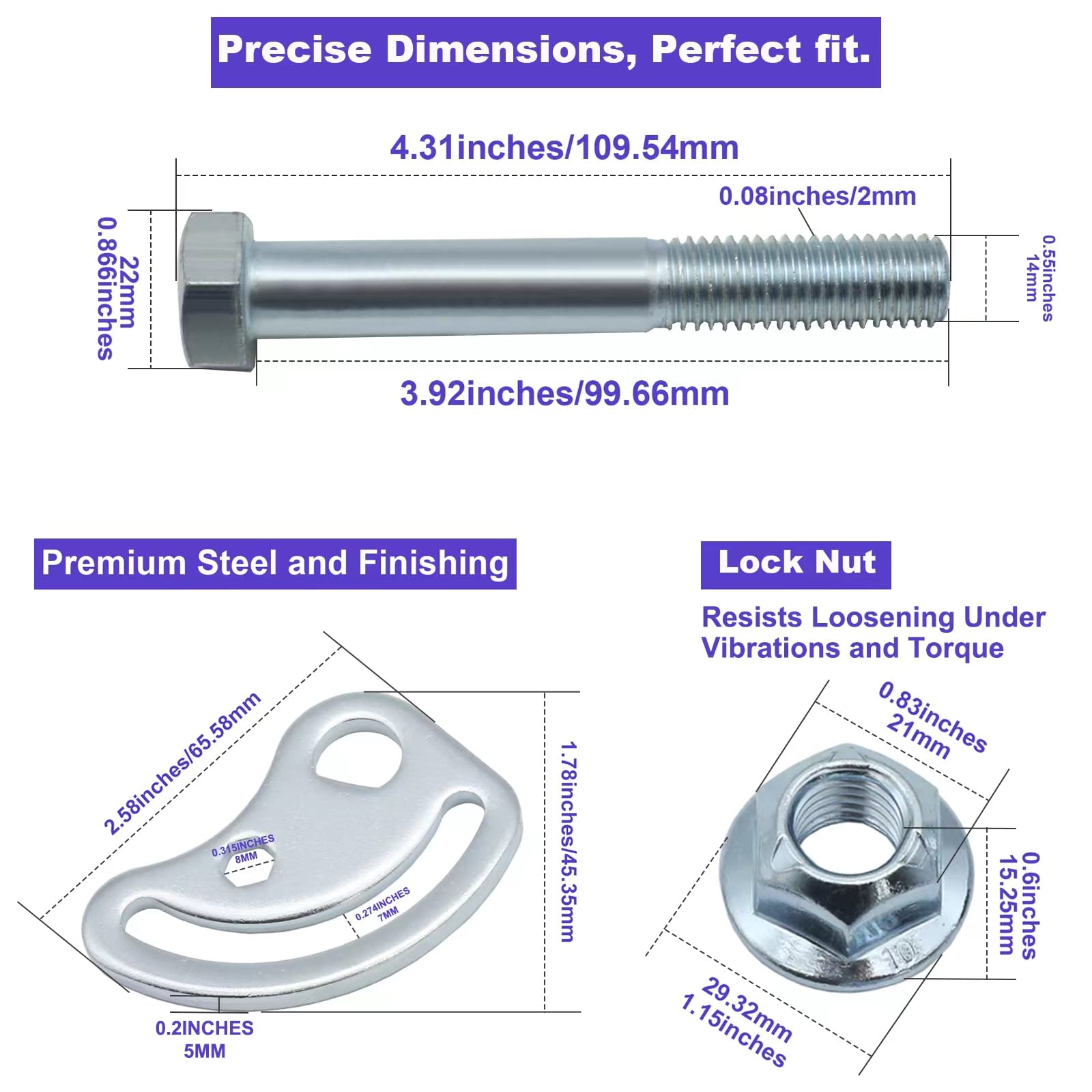 Amazon | KOOPATZ キャンバーボルト調整キット アライメント
